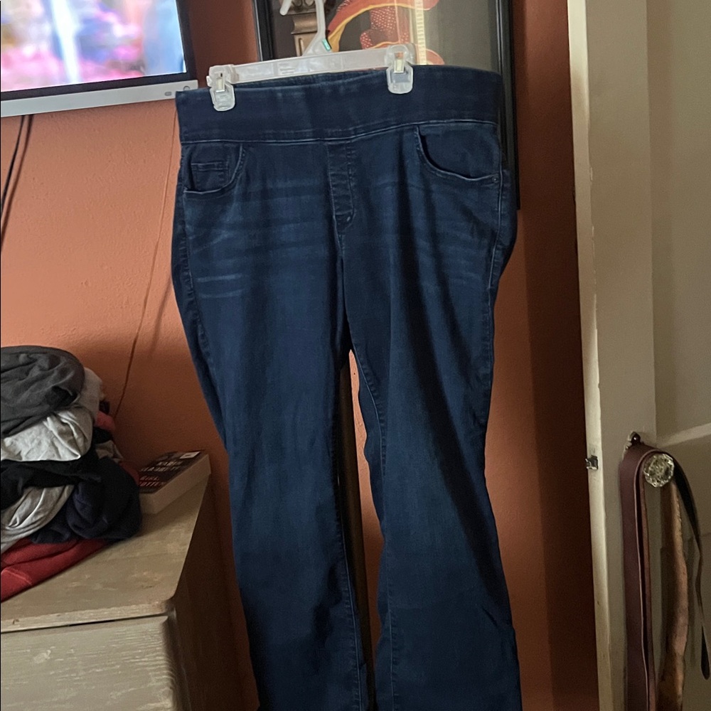 Old Navy Women's Boot Cut Jeans - Dark Blue